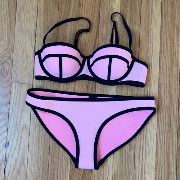 triangl swimwear Other - Hot pink triangl bikini! Worn twice XS
